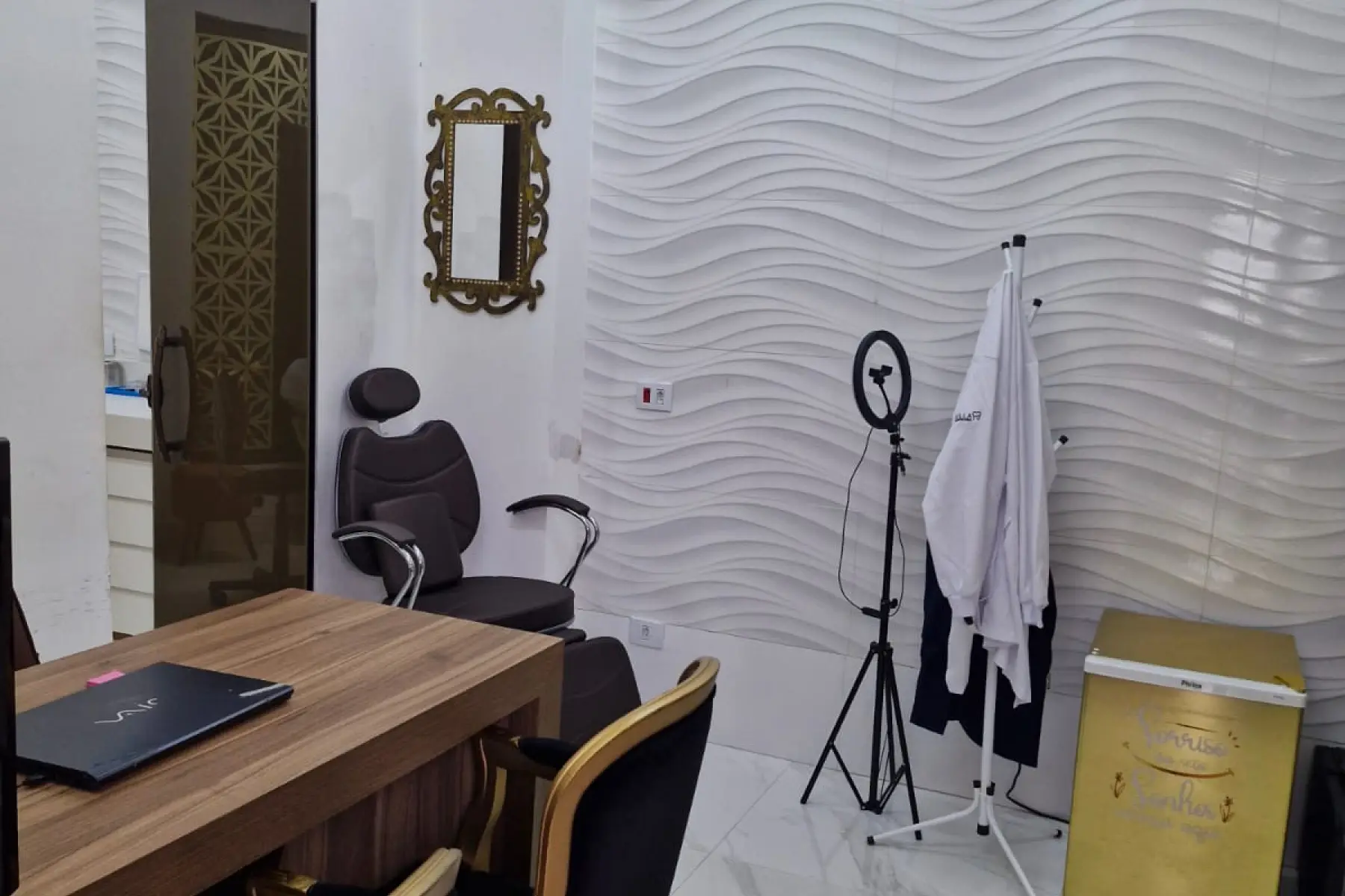 Sala de atendimento da Nova Perolla Odontologia