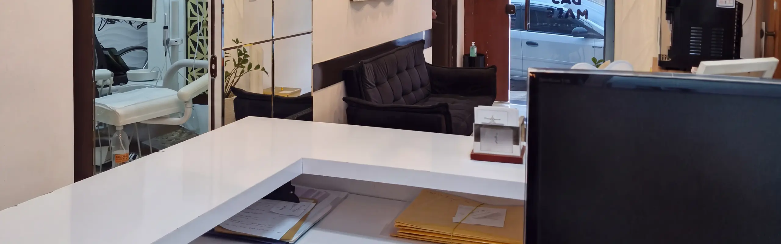 Recepção da Nova Perolla Odontologia